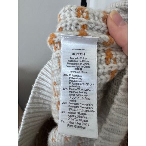 Madewell Striped Barfield Knitted Chunky Sweater Comfort - Picture 3 of 5